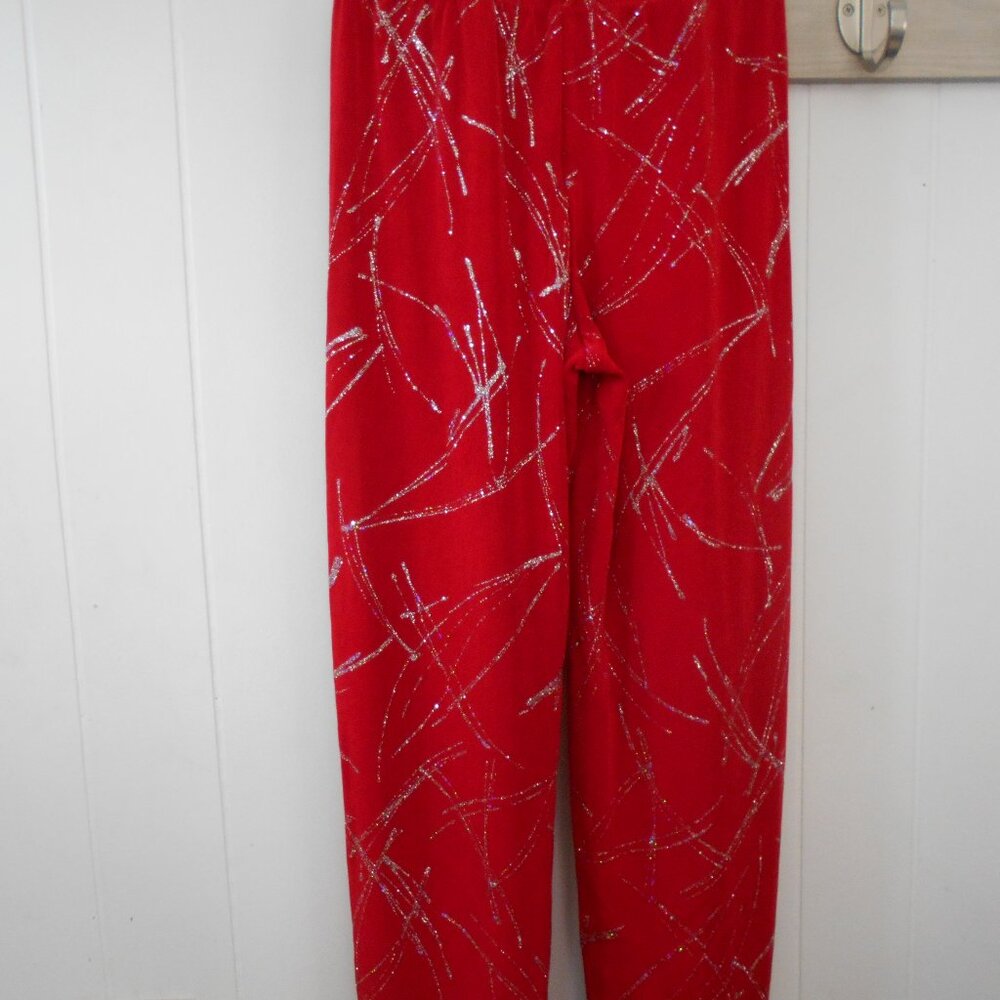 Red with Silver Dance Pants-- CH or AD Sizes- New in Packages